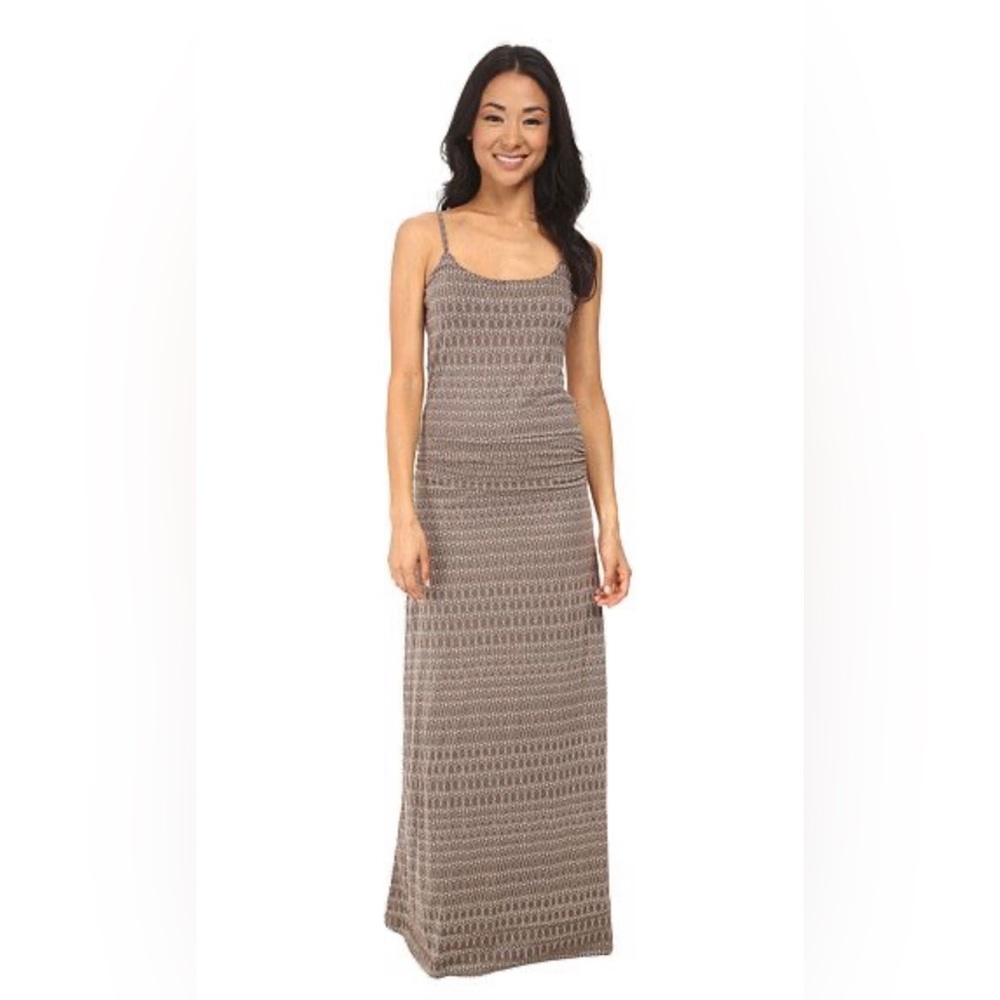 Toad & Co. Women's Organic Cotton Stretch Long Island Dress Size M Print